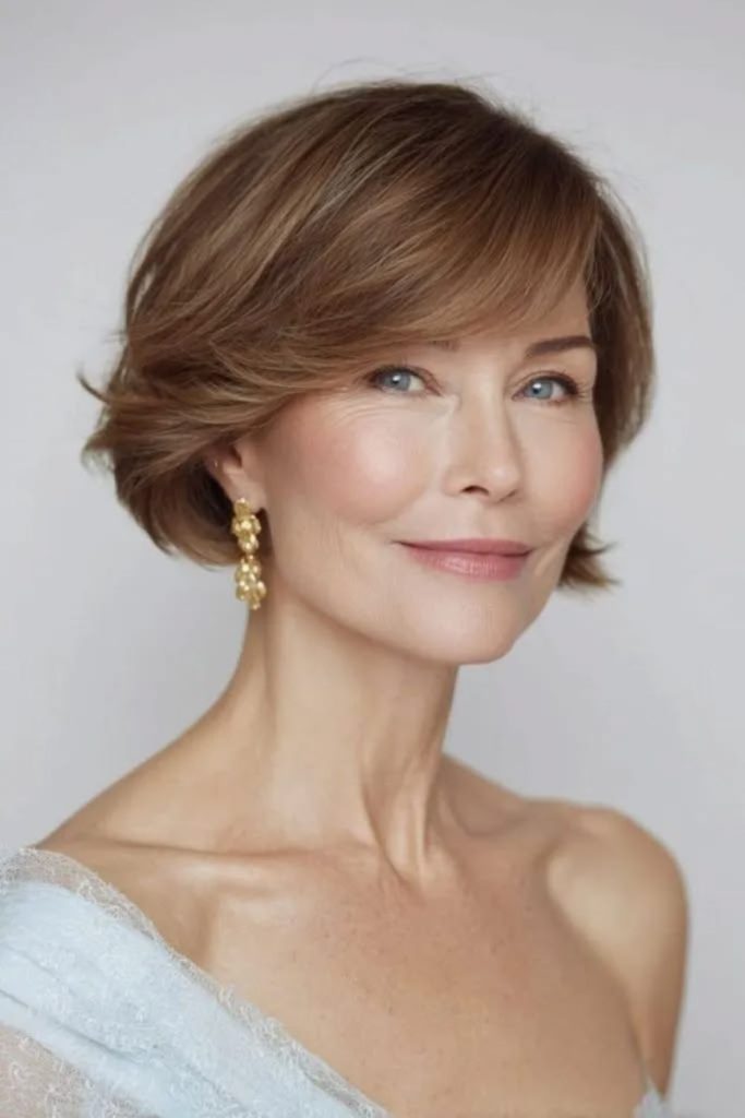 Soft cascade almond pixie shape refined soft layers