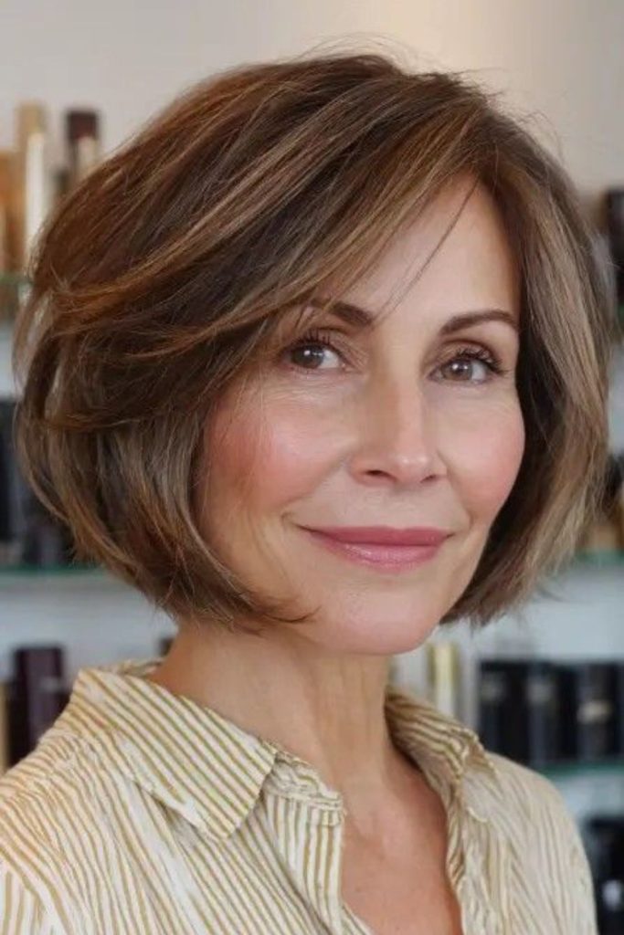 Ember toned tapered soft bob style