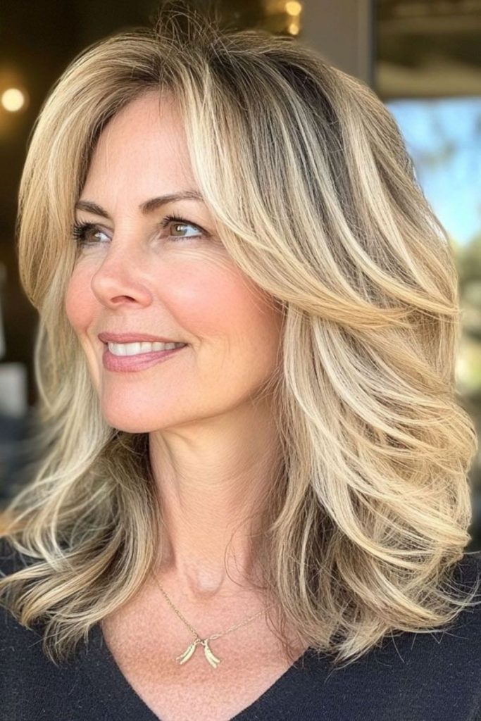 Sunlit beige layers with soft glowing tones