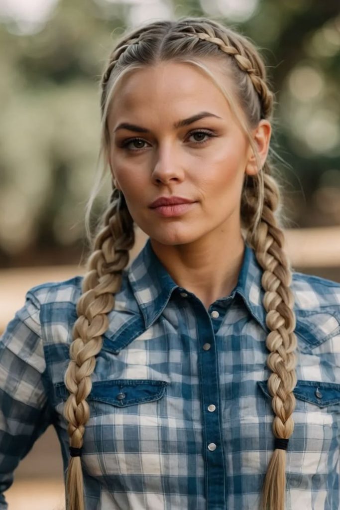 Boxer braids for active camp days.