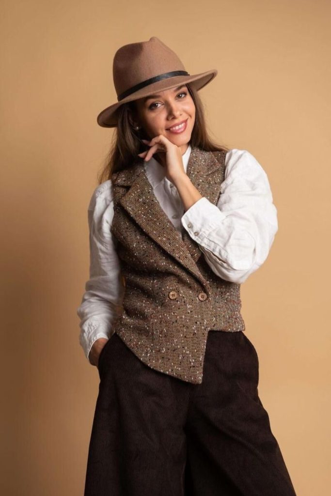 Wool vest vintage heritage classic warm style