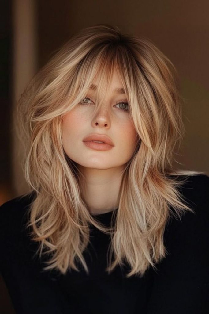 Bohemian Feather Drift with relaxed layered waves.