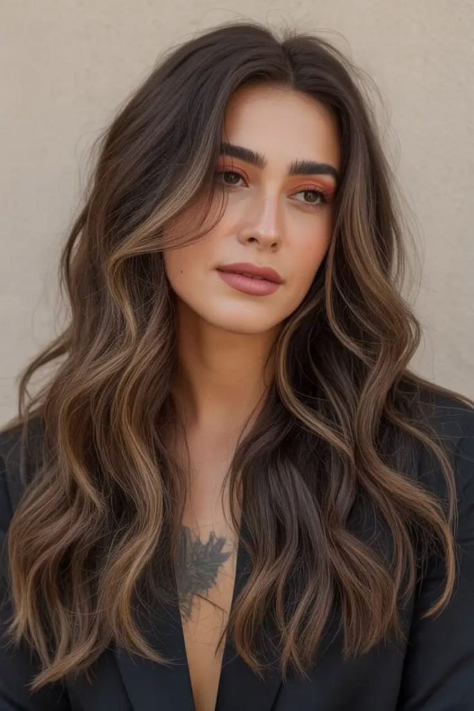 Cocoa bronde dimensional brunette fusion