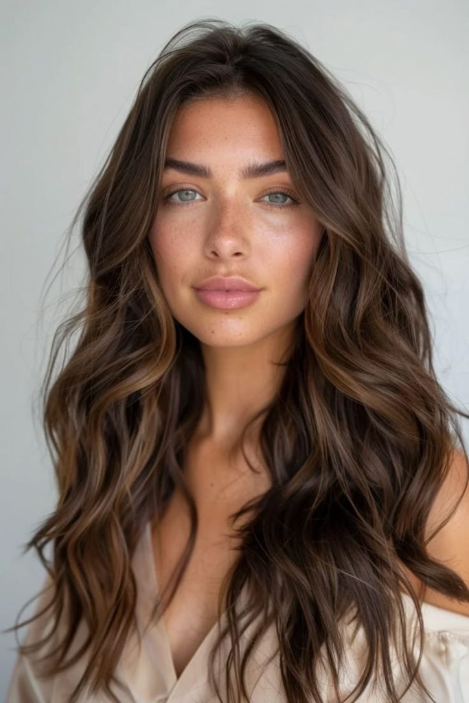 Chocolate sable dimensional brown hair