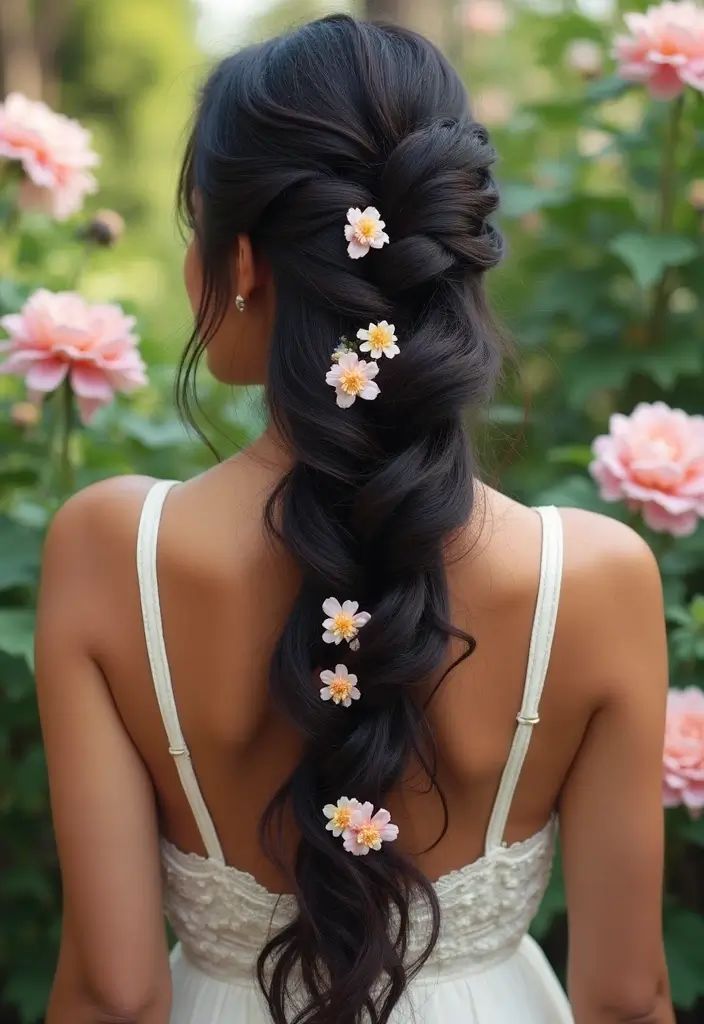 Jasmine village braided hairstyle.