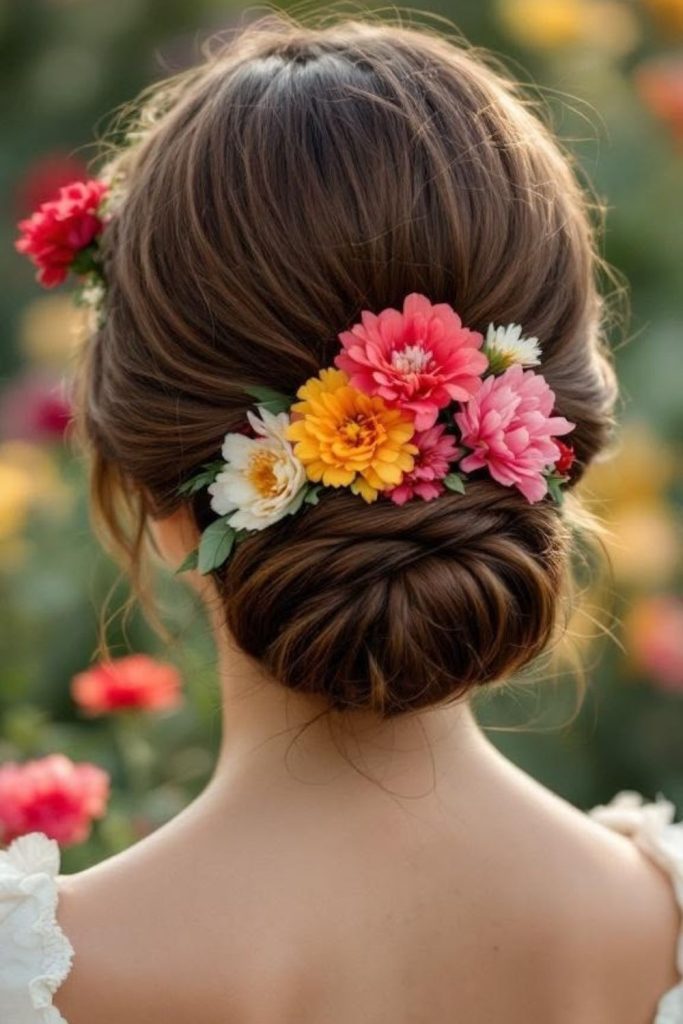 Magnolia heritage knot hairstyle.