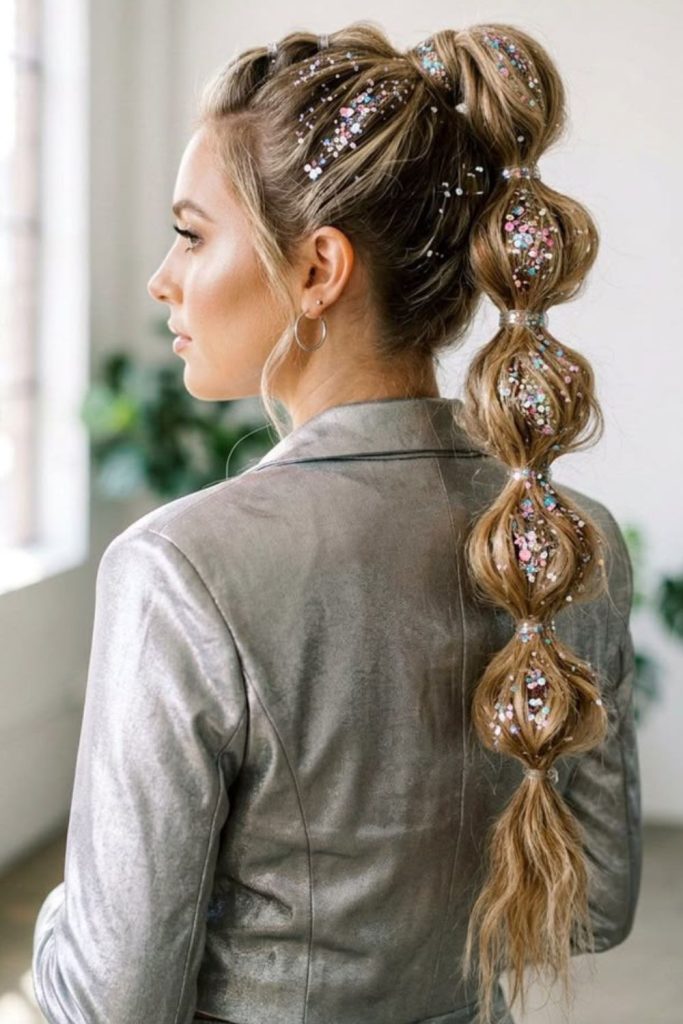 Starlight bubble pony with glossy sections.