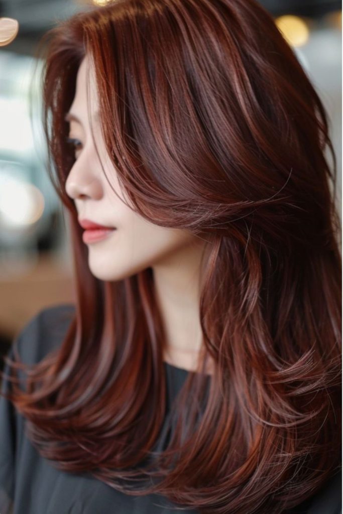 Korean inspired chocolate cherry layers