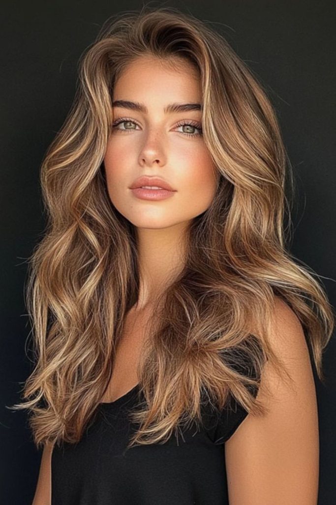 Honey brown teddy bear hair glow.
