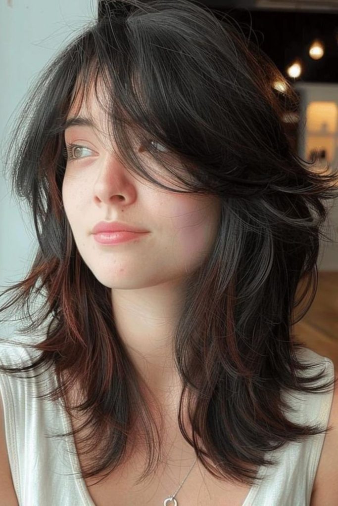 Hush Cut with highlighted front pieces.