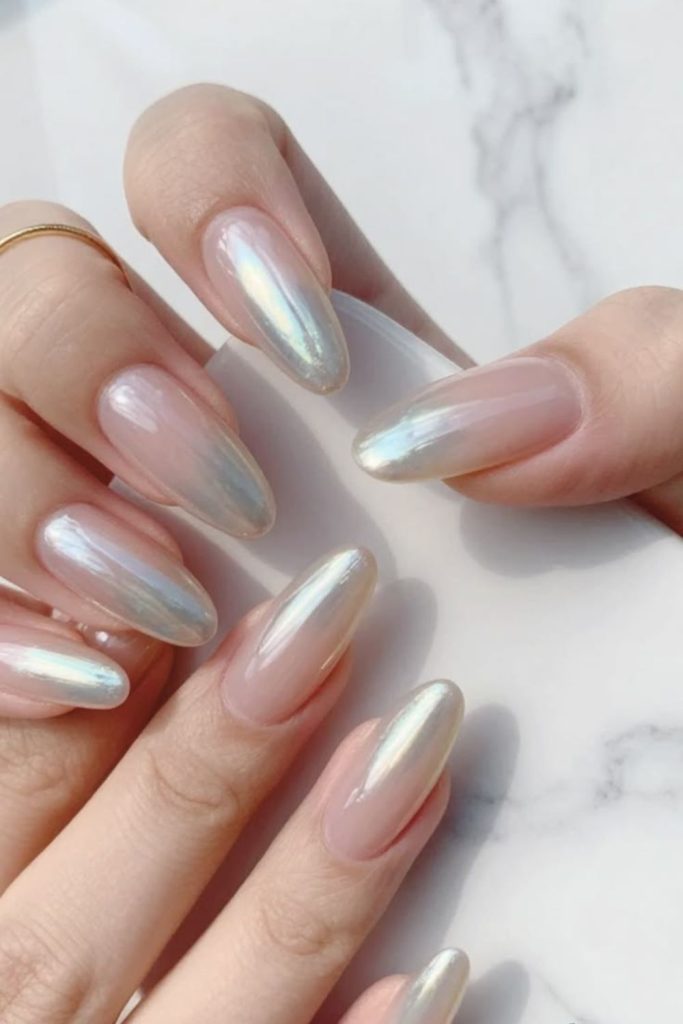Opal glazed donut shine nails.