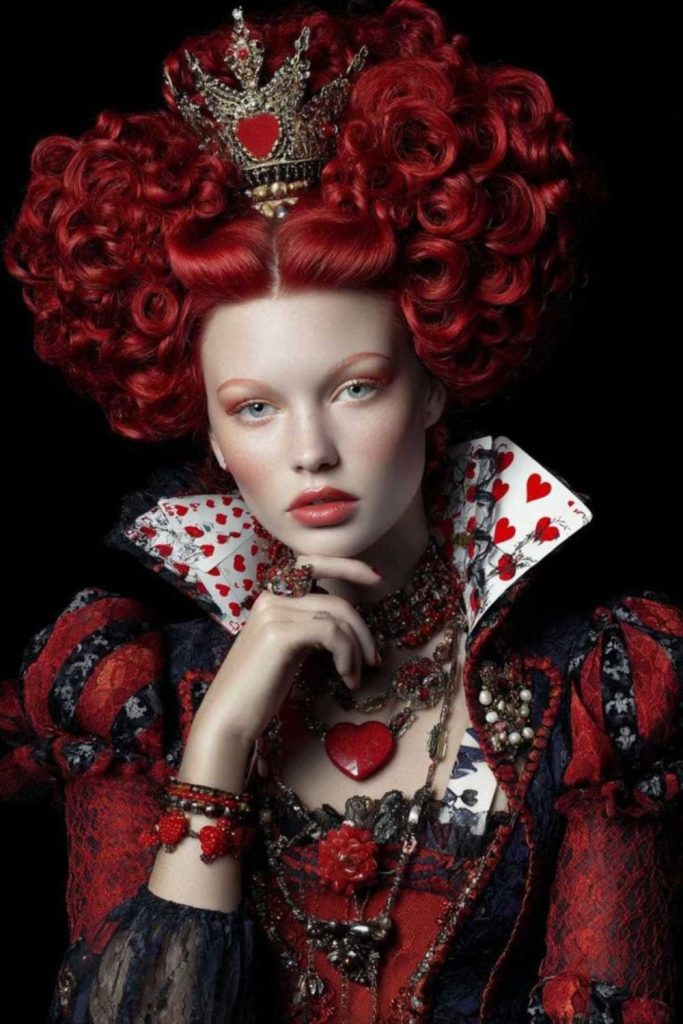 Ruby circus ringmaster costume for women.