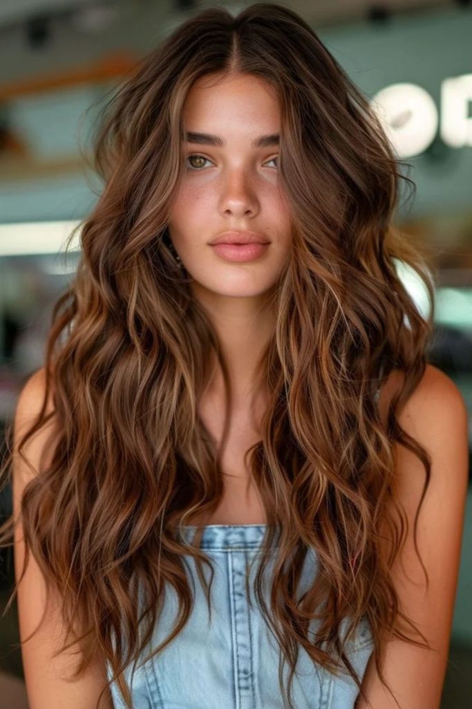 Rustic chestnut teddy brown hair.