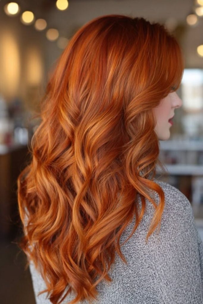 Cinnamon swirl pumpkin hair color