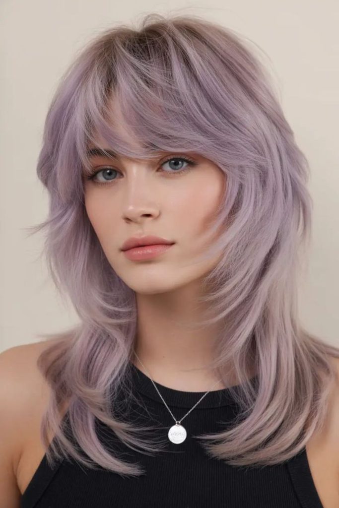 Lavender dream octopus with airy layers.