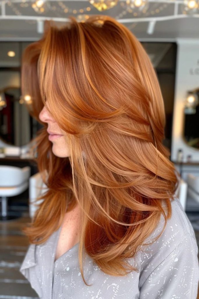 Pumpkin chai brown hair color