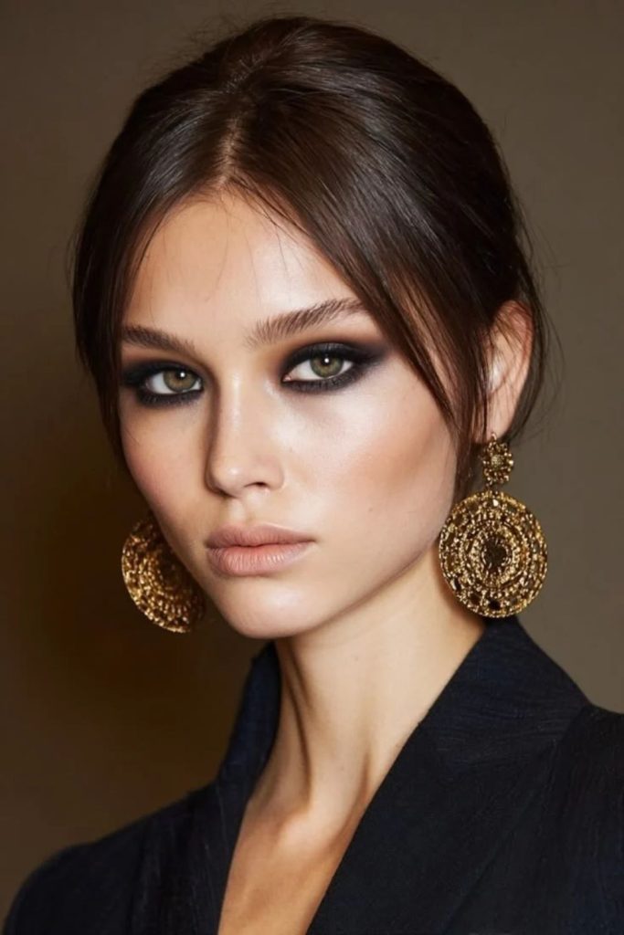 Black Tie Noir smoky evening makeup