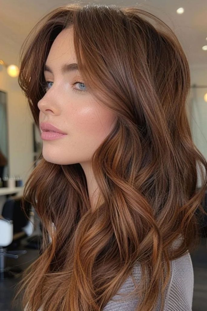 Chestnut bronze brown radiant hair