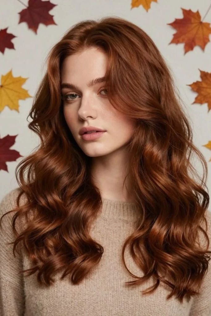 Classic gingerbread brunette with cinnamon tones.