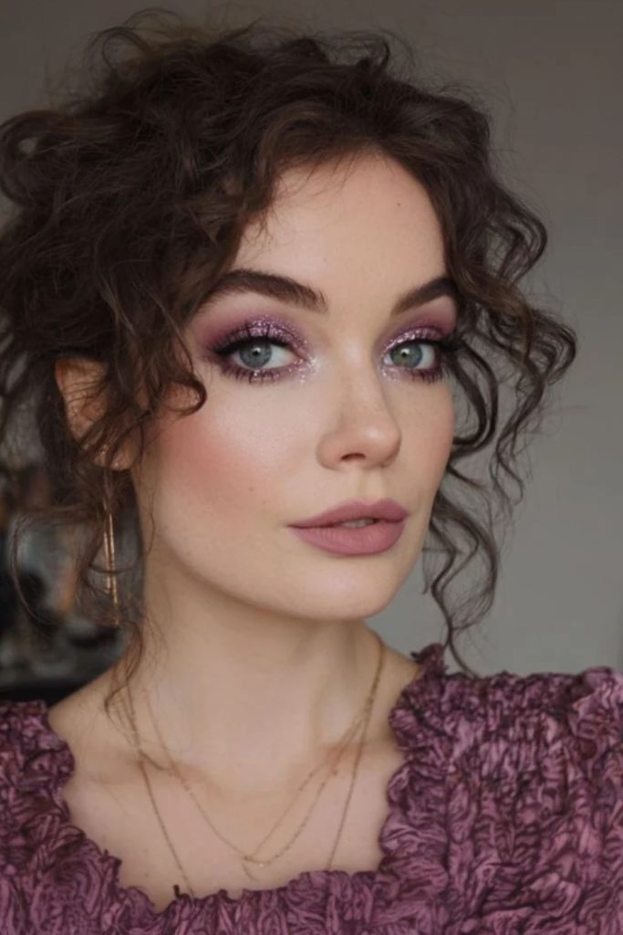 Enchanted garden plum fairy makeup.