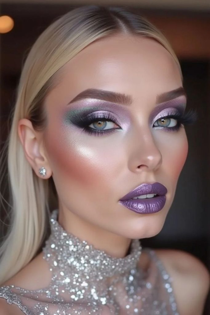 Firework Foil Fantasy colorful metallic eye makeup