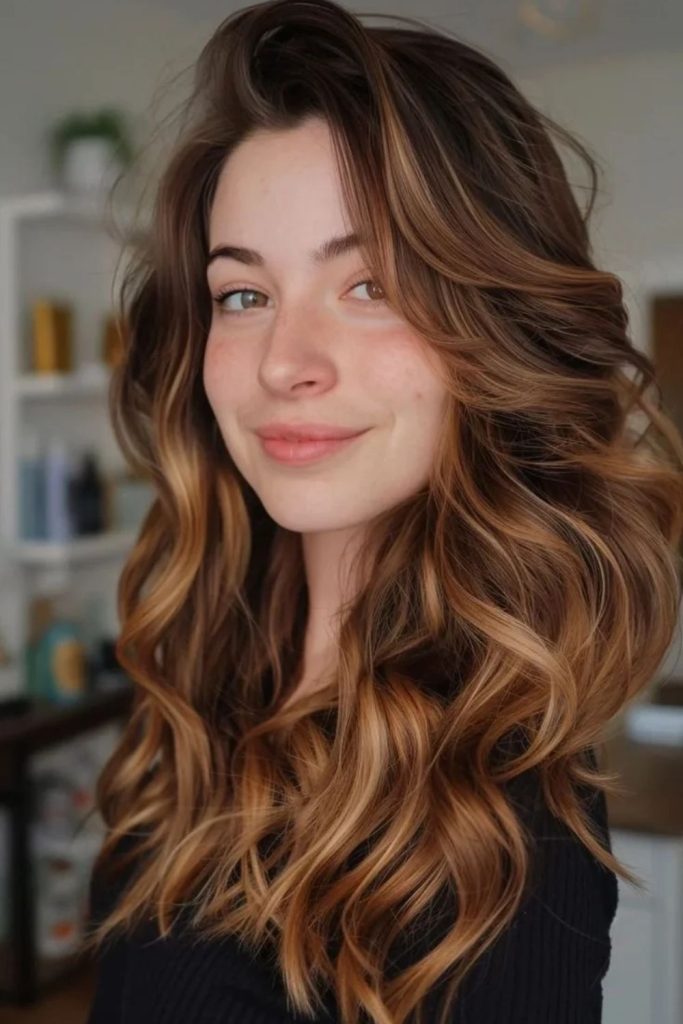 Golden Maple Melt with Warm Highlights