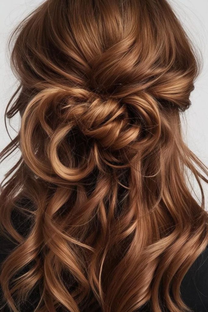 Hazelnut chestnut fusion with reddish brown tones.