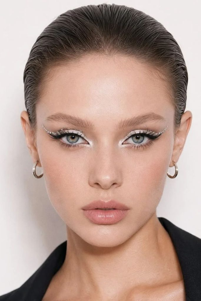 Lunar White Liner graphic white eyeliner