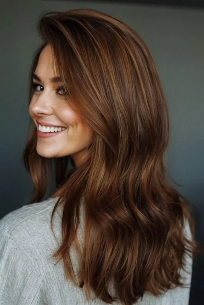 Maple Chestnut Shine with Rich Highlights