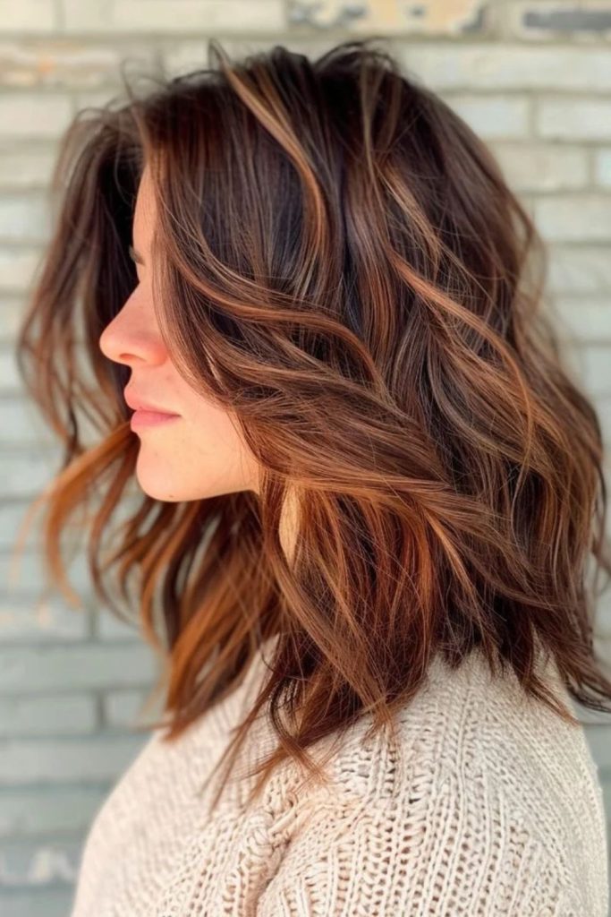 Maple Mocha Swirl with Brunette Dimension