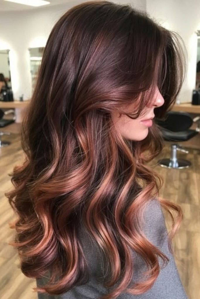 Maple Rose Brunette with Soft Waves