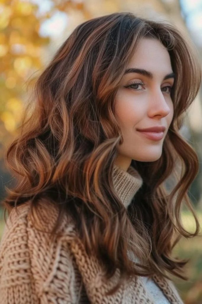 Maple Walnut Melt with Warm Highlights
