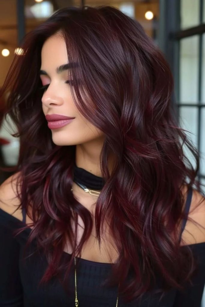 Mulled wine cherry cola hair.