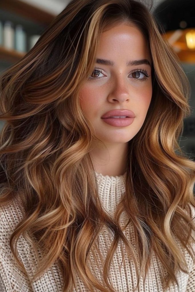 Toasted Maple Brunette with Warm Dimension